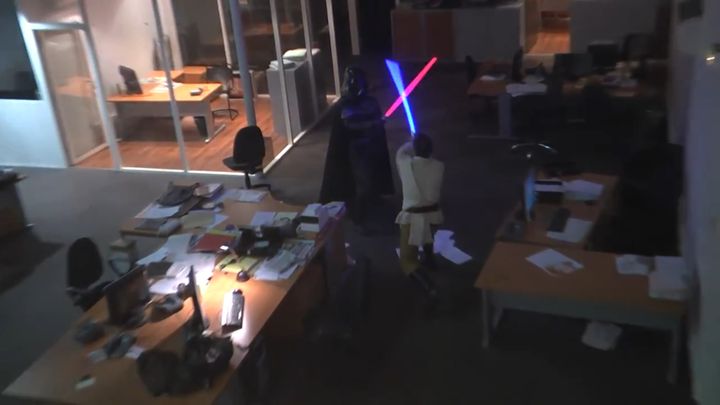 Веселый розыгрыш в духе Star Wars Веселый розыгрыш в духе Star Wars