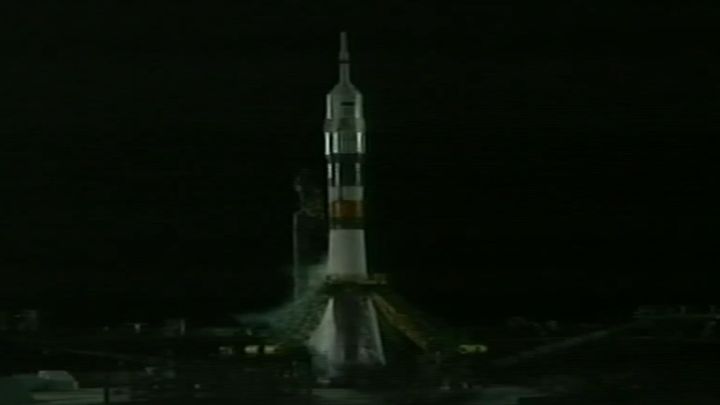 Космический корабль «Союз» стартовал с космодрома Байконур Космический корабль «Союз» стартовал с космодрома Байконур