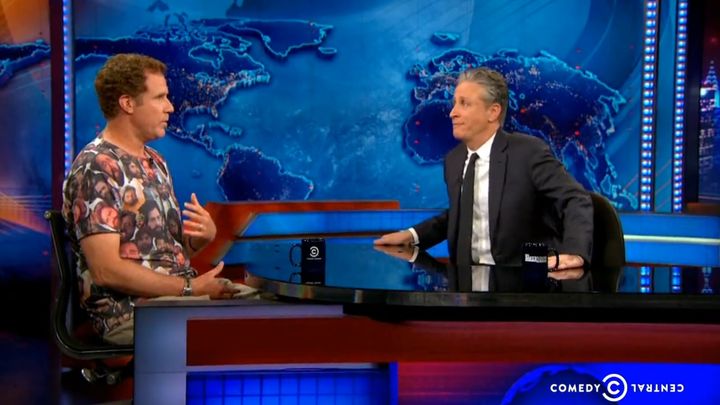 Уилл Феррелл в гостях у The Daily Show Уилл Феррелл в гостях у The Daily Show