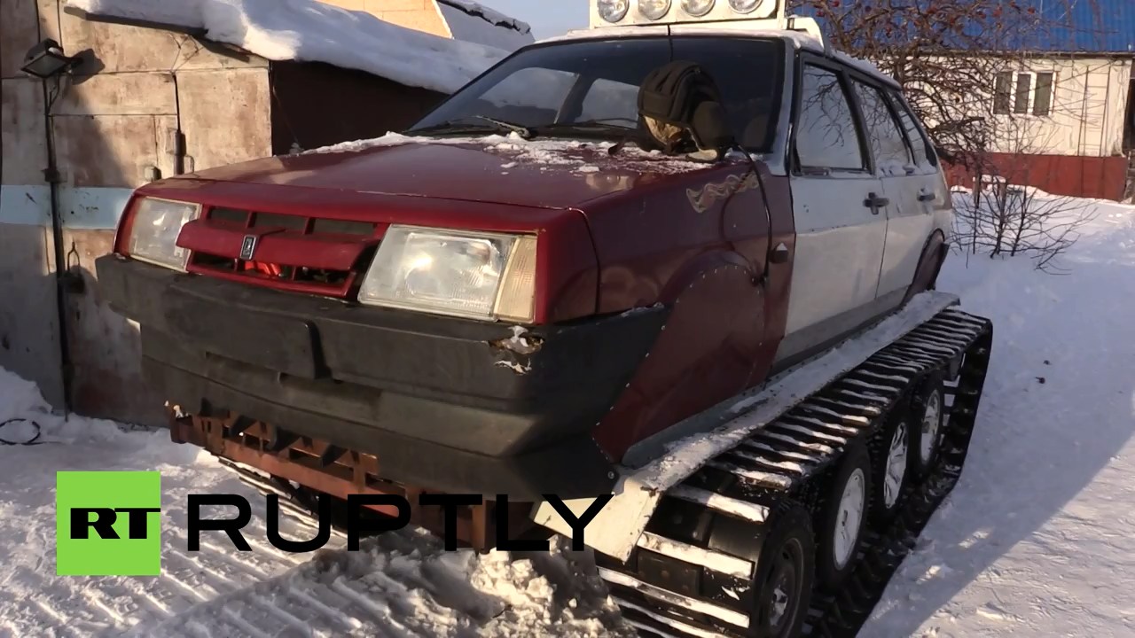 Омич собрал «танк» на основе Lada Samara Омич собрал «танк» на основе Lada Samara