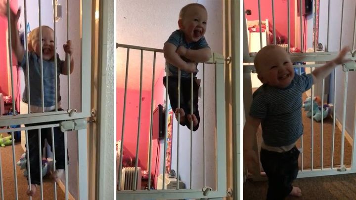 2-летний малыш ловко и находчиво совершает удивительный побег 2-летний малыш ловко и находчиво совершает удивительный побег