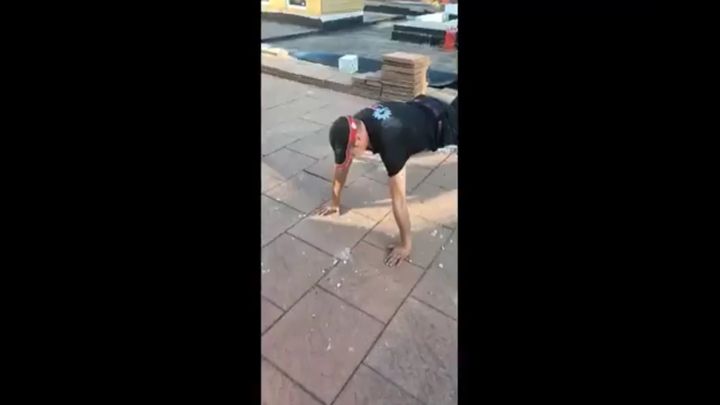 Настоящий мастер отжиманий Настоящий мастер отжиманий
