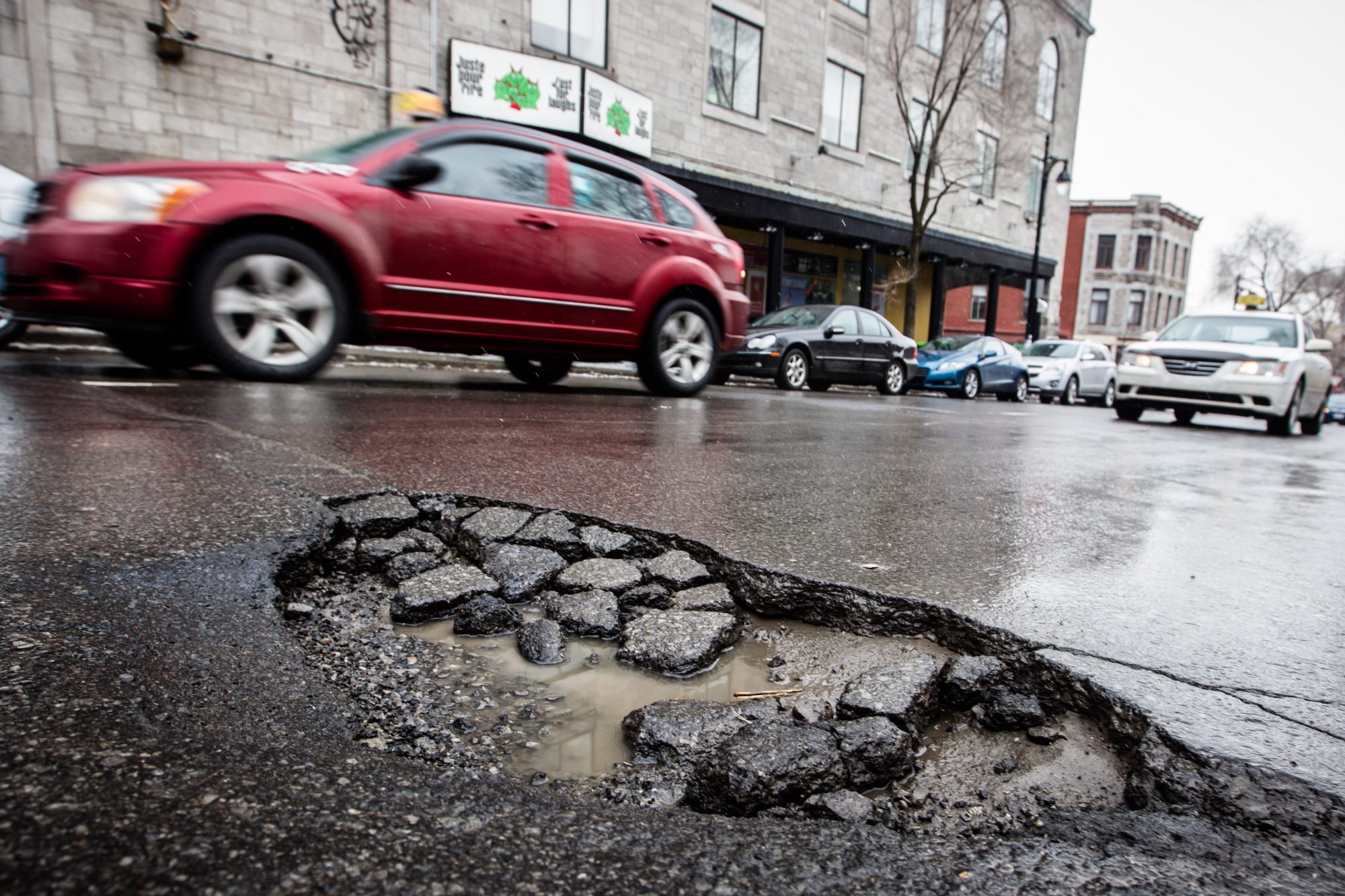 "Шикарные" дороги в Канаде (по просьбам трудящихся) дороги, канада, разбитые