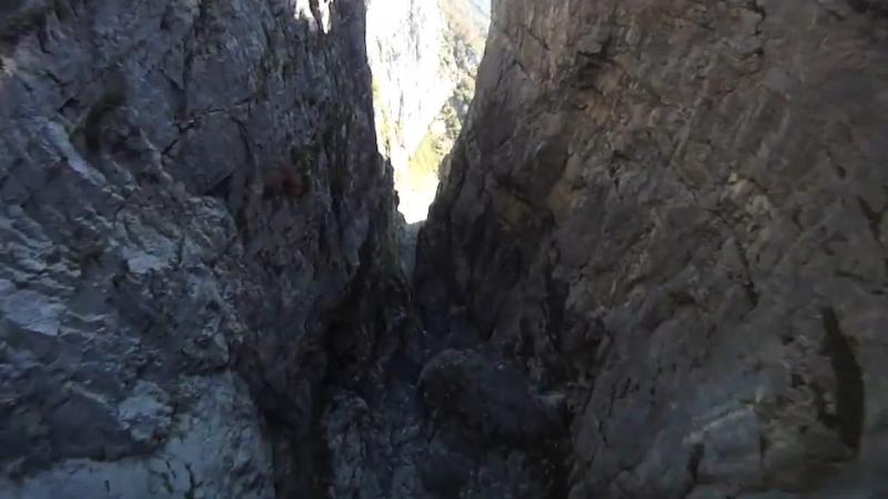 Sputnik base jump - flying the crack. Sputnik base jump - flying the crack.