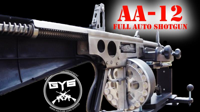 AA-12 Fully Automatic Shotgun--NEVER BEFORE SEEN LIKE THIS! AA-12 Fully Automatic Shotgun--NEVER BEFORE SEEN LIKE THIS!