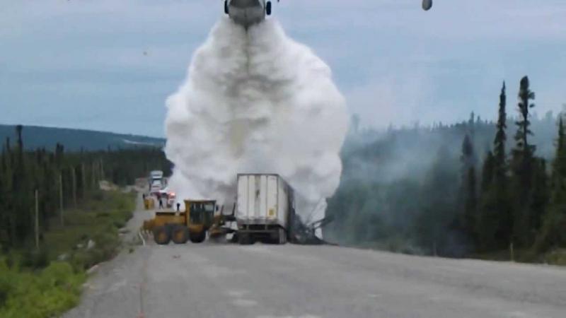 Water Bomber at Trans - Labrador Highway Accident Water Bomber at Trans - Labrador Highway Accident
