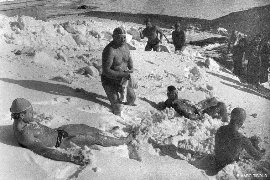 Русская зима в советских фотографиях ретро, фото