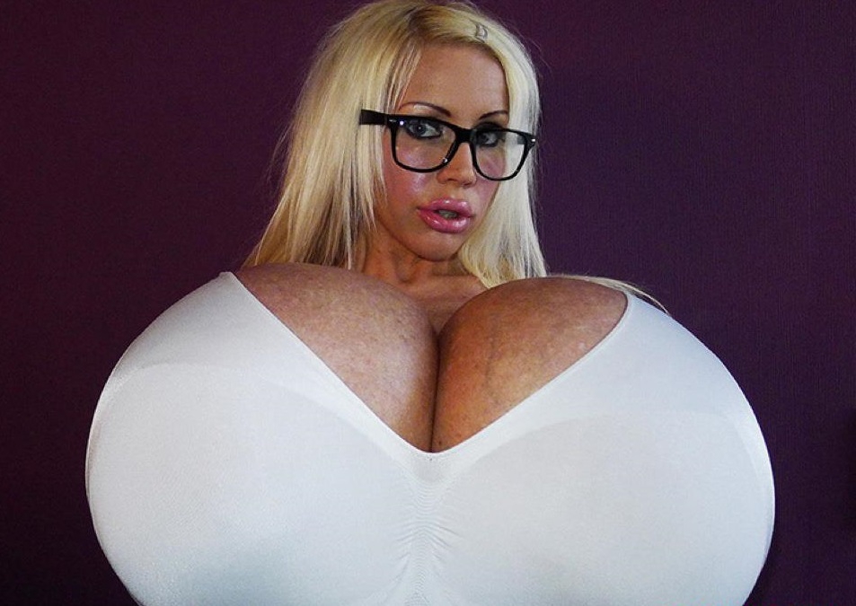 Обладательница самой большой груди в мире грудь, размер, рекорд