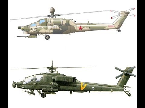 Американский АН-64 «Апач» против Российского Ми-28Н «Ночной охотник» Американский АН-64 «Апач» против Российского Ми-28Н «Ночной охотник»