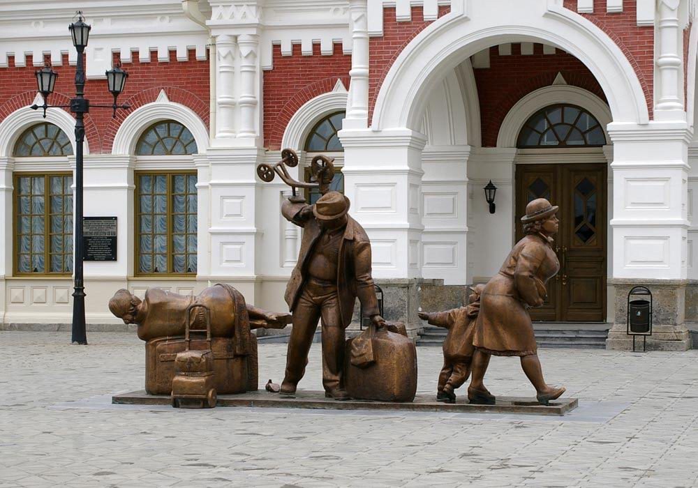 Необычные памятники городов России скульптуры, стрит-арт, юмор