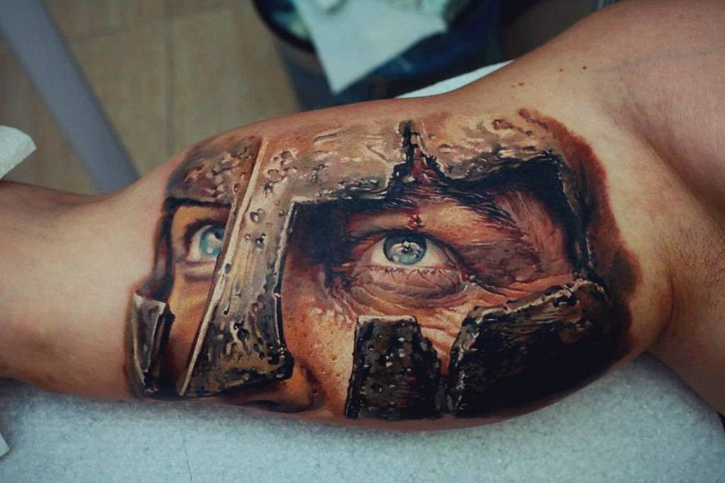 38 сумасшедших 3D татуировок искусство, тату, татуировка, тело