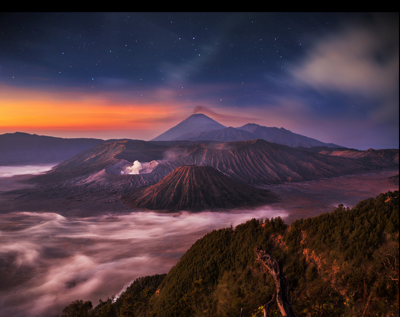 Вулкан Бромо, Индонезия интересное, фото