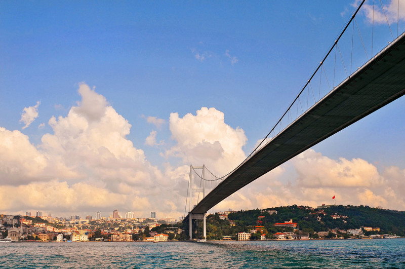 14. Босфорский мост, Турция история, мост, путешествия, страны
