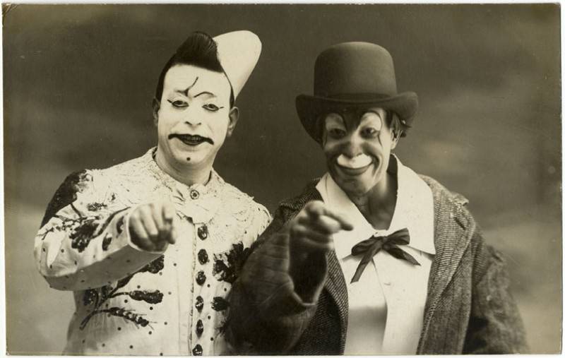 24. Клоуны, 1900-е годы. история, фото
