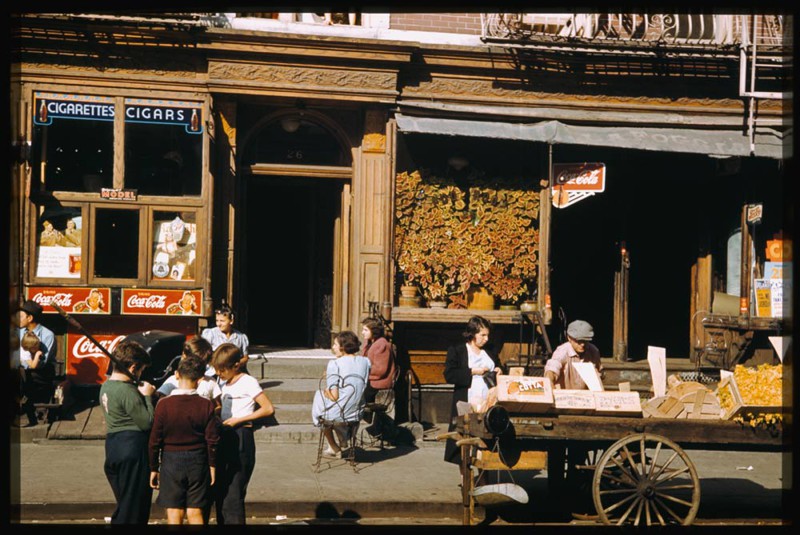 6. Магазины в нижнем Ист-Сайде. 27 сентября 1941 года. история, нью-йорк, фото