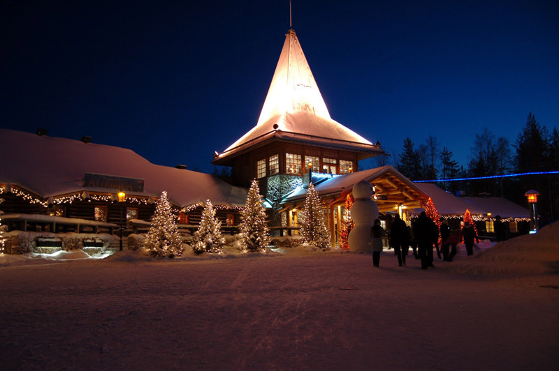 3. Деревня Санта-Клауса - Лапландия, Финляндия париж, россия, туризм