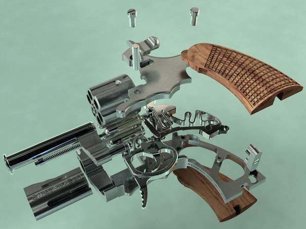 Swiss Mini Gun: самый маленький пистолет в мире миниатюрные вещи, оружие, факты