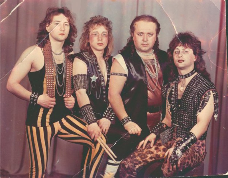 13. Белорусский метал–бэнд "Вепри суицида", 1980–е. интересное, исторические фото, история, фото