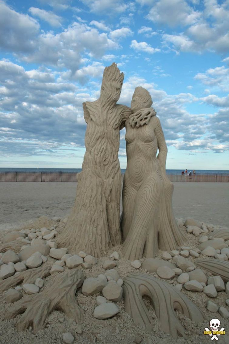 Потрясающие песчаные скульптуры, глядя на которые трудно поверить, что они сделаны из песка песок, скульптуры