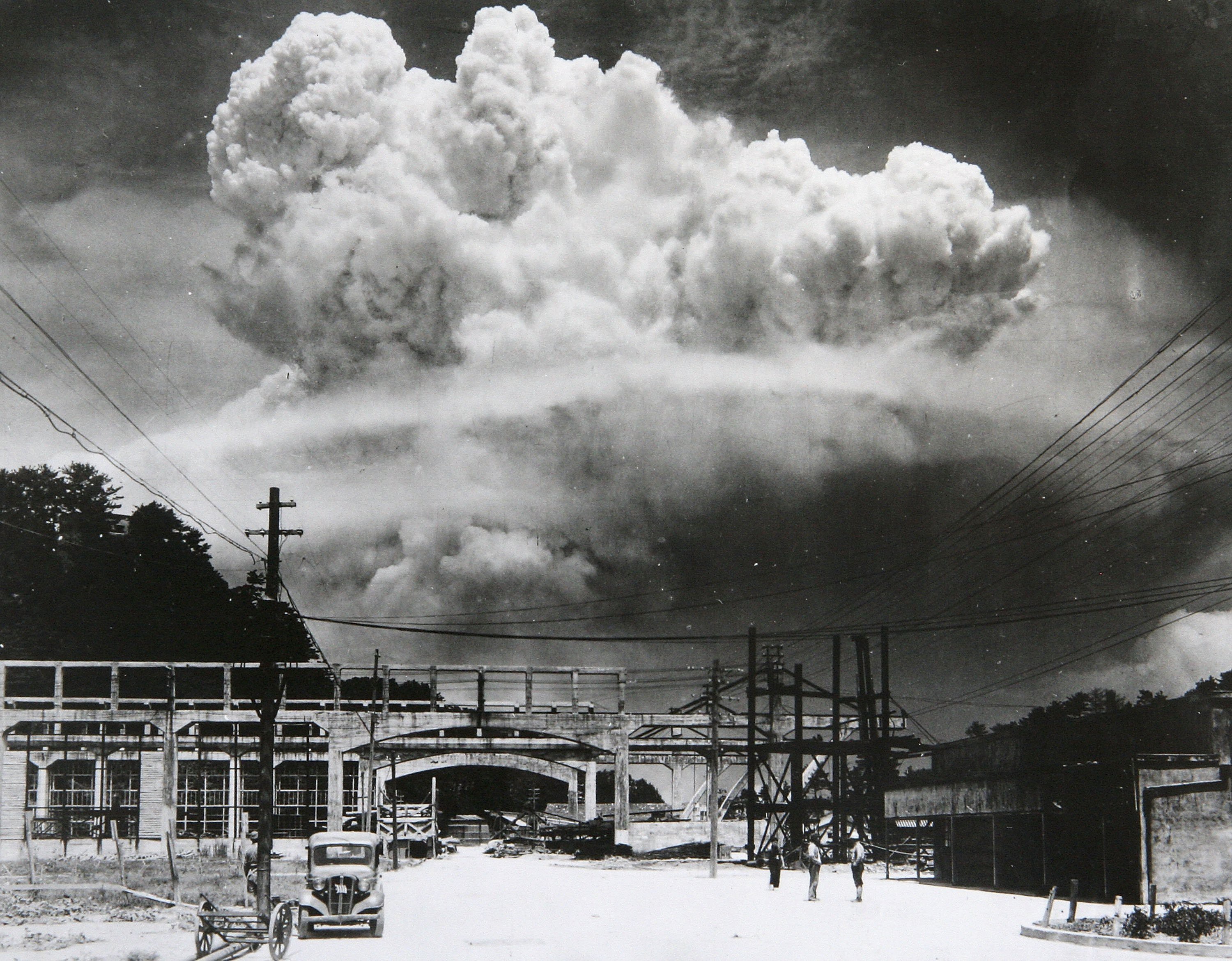 13. Ядерный взрыв над Нагасаки, 9.08.1945 год. история, кадр, фото