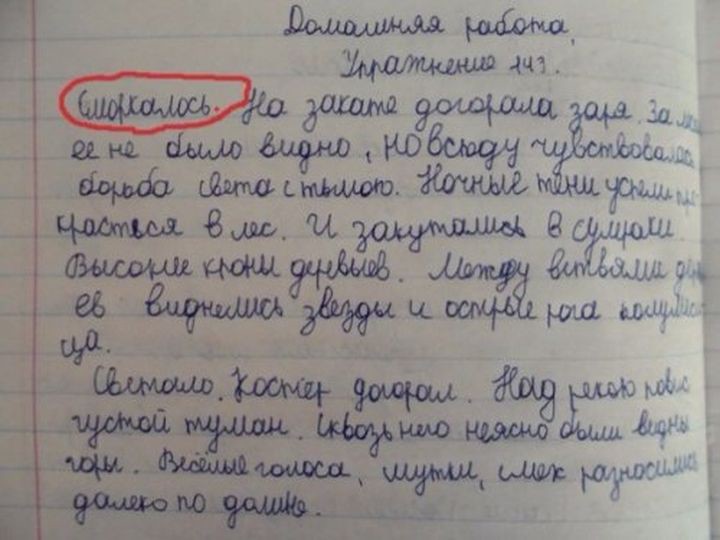 13. Начало уже нравится! дети, опять двойка, сочинение, школа