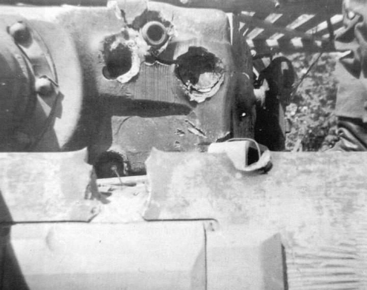 5. Маска орудия немецкого тяжёлого танка 