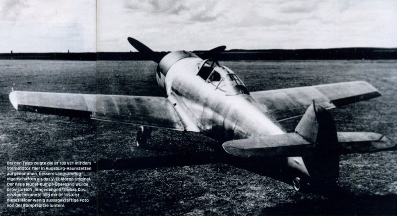 25. Bf-109 V-21 / Bf-109X ,   
