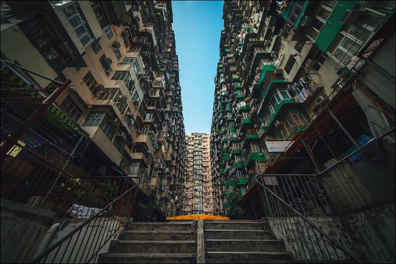 Многоэтажки Гонконга гонконг, дома, квартиры