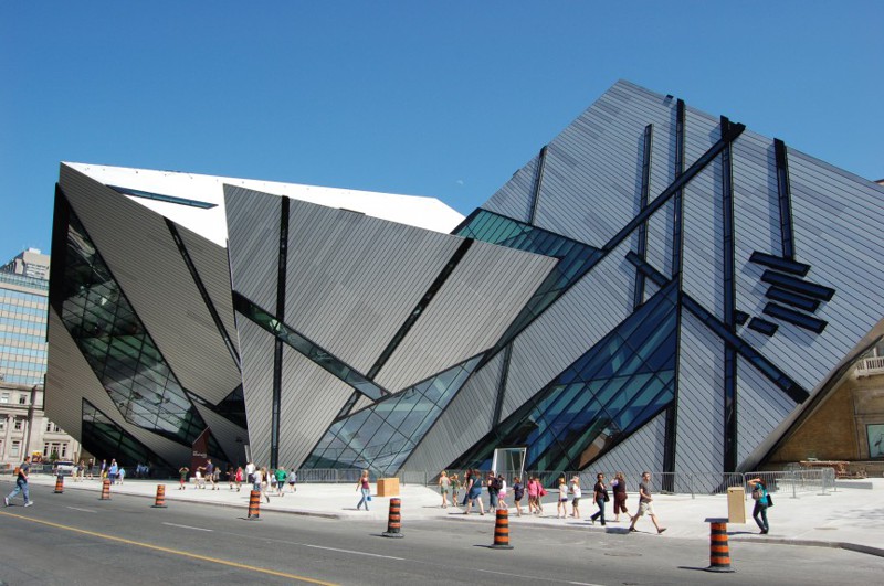 7. Королевский музей Онтарио, Торонто, Канада вид, здание, мир