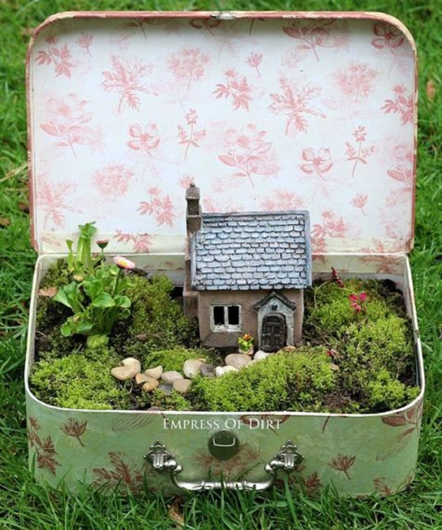 4. Сказочный сад в чемодане mini, дизайн, сад