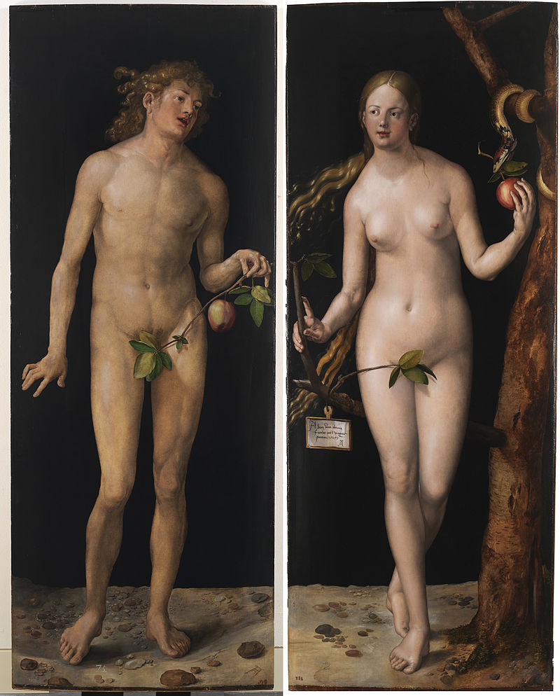 Адам и Ева. Почему их изображают с пупком? Ведь они не были рождены? Адам и Ева, бог, пупок., религия