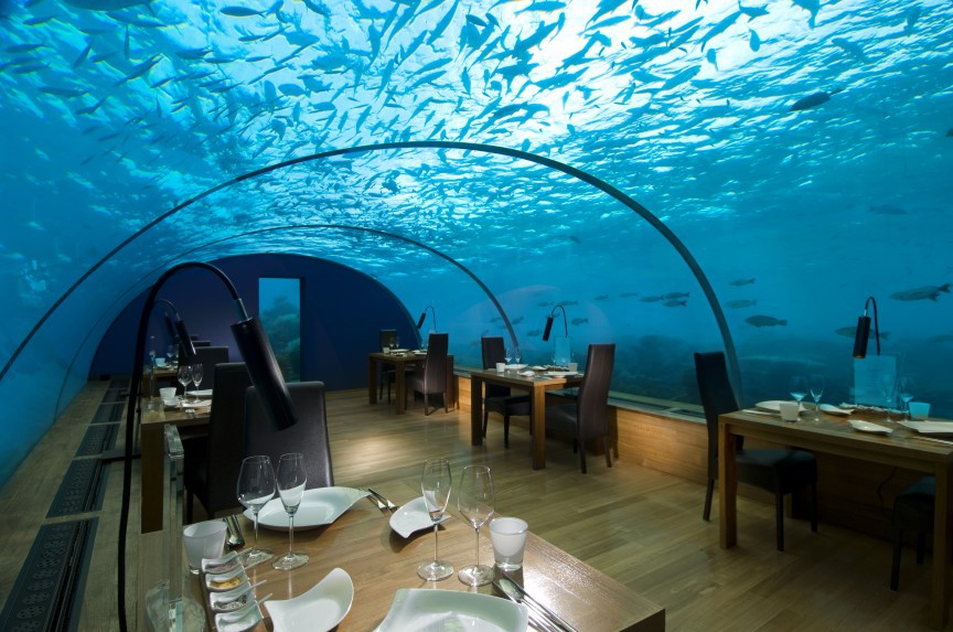 6. Конрад, остров Рангали, Мальдивы мир, отель, подводный