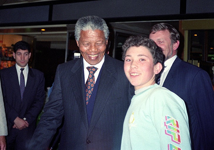3. Нельсон Мандела, 1990 звезды, история, селфи