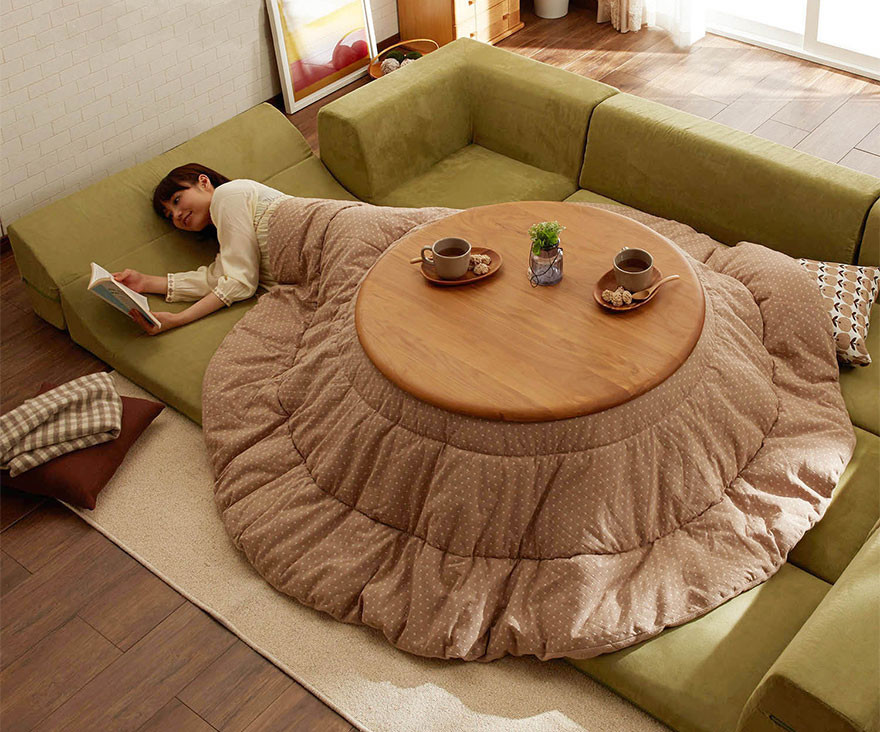 С этим замечательным японским изобретением вам не захочется вылезать из кровати дизайн, креатив, кровать, япония