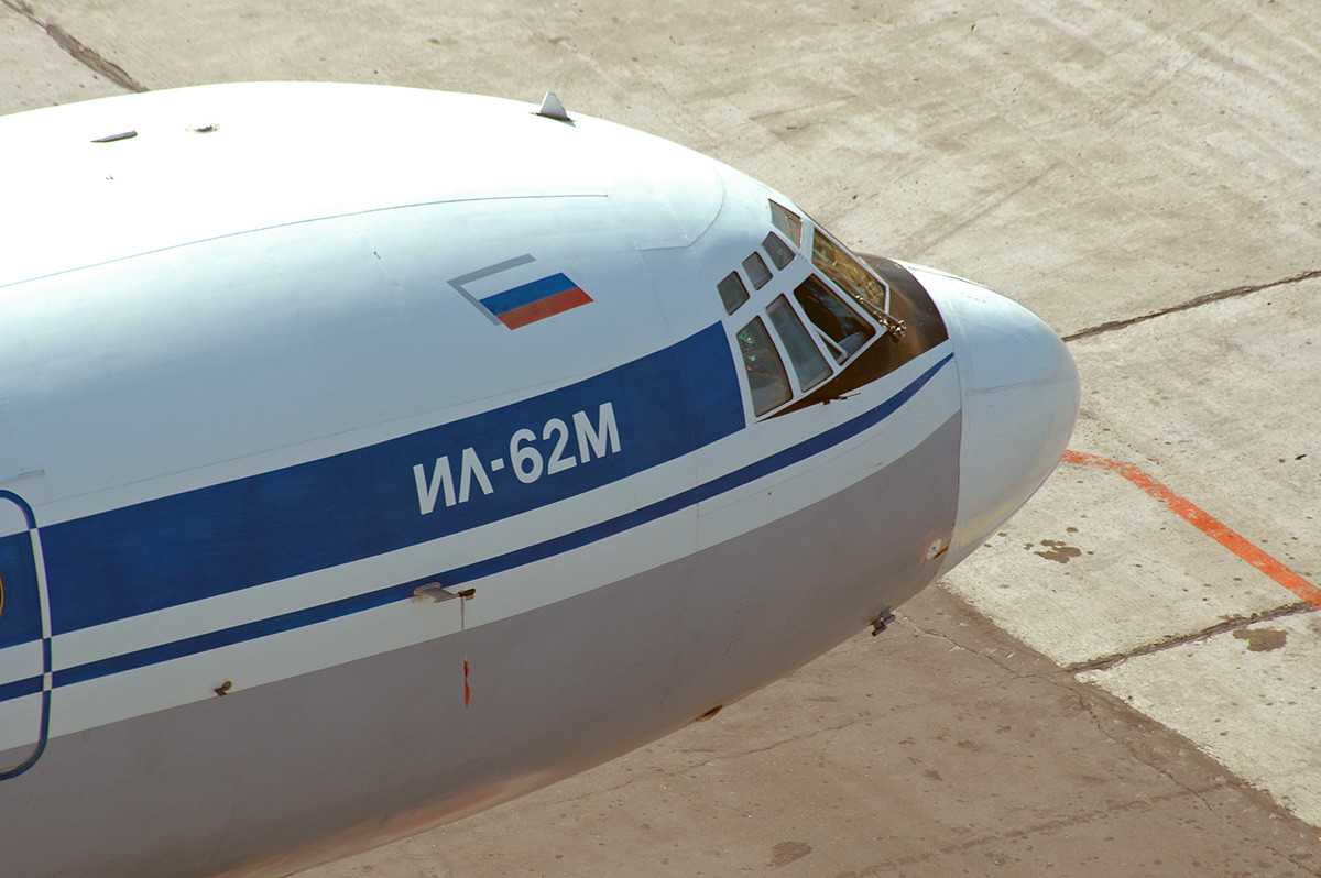 Небесный дальнобой ИЛ-62 авиация, ил-62, самолеты