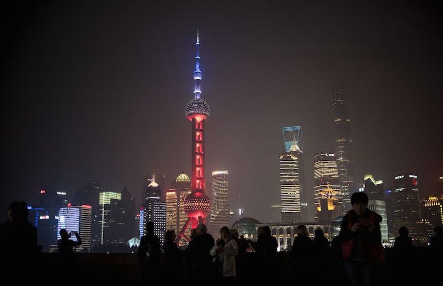 4. Башня «Восточная жемчужина», Шанхай. теракты в Париже, фото, франция