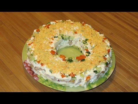 Салат из печени трески Салат из печени трески