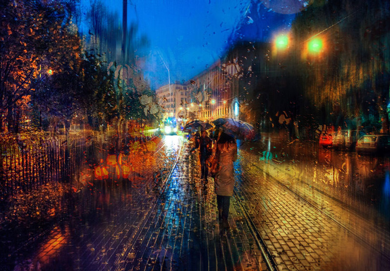 Дождливые пейзажи петербургского фотографа, словно написанные маслом дождь, санкт-петербург, фотография