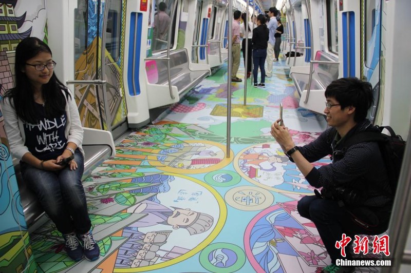 Самые необычные вагоны метро со всего мира искусство, метро, москва, необычное метро