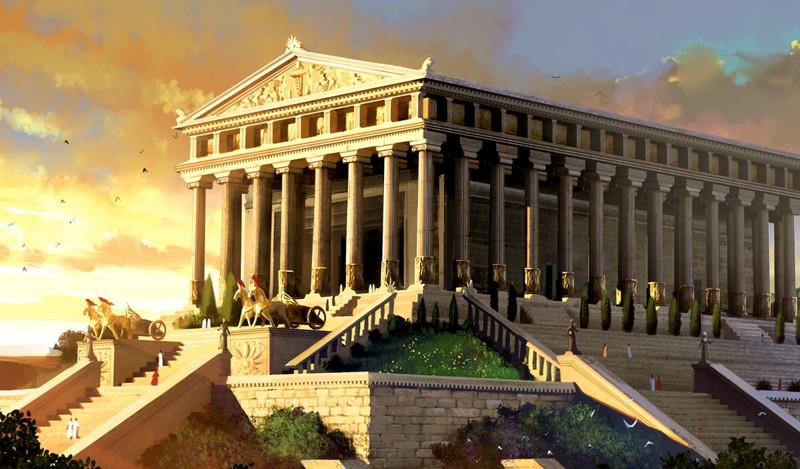 Templo de Artemis (Éfeso, Turquia) - Basílica de São Pedro (Vaticano).  divertimento, história, monumentos, maravilhas do mundo