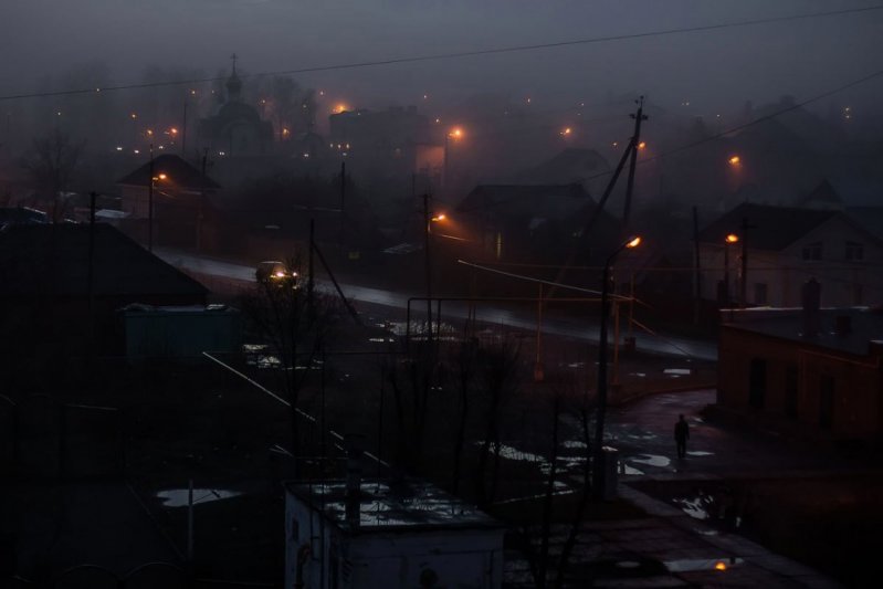 Вечер в Челябинске  животные, кадр, люди, фото, фотоподборка