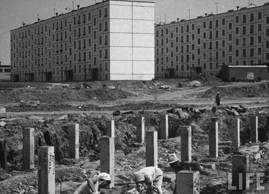 Как строили “хрущевки” в 1963 году СССР, история, факты