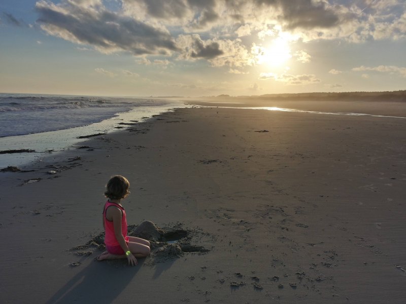 Девочка на пляже  животные, кадр, люди, фото, фотоподборка