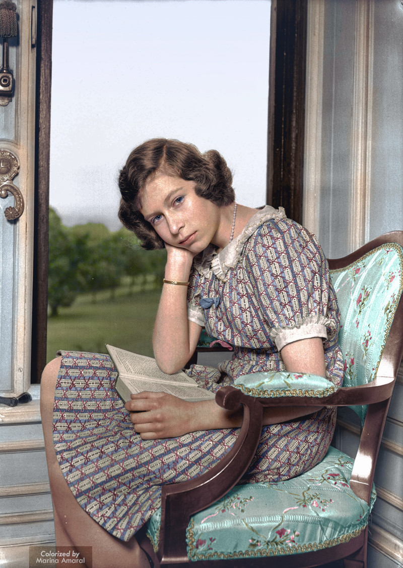 Королева Елизавета II (до коронации) в июне 1940 года. знаменитости, история, редкие кадры, фото