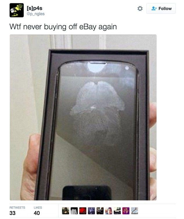 Когда купил смартфон на eBay 9127620a36e1458eac813b68e397a1e3