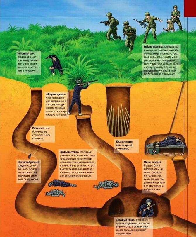 Подземные партизаны вьетконга. Тайна катакомб война, вьетконг, вьетнам, сша