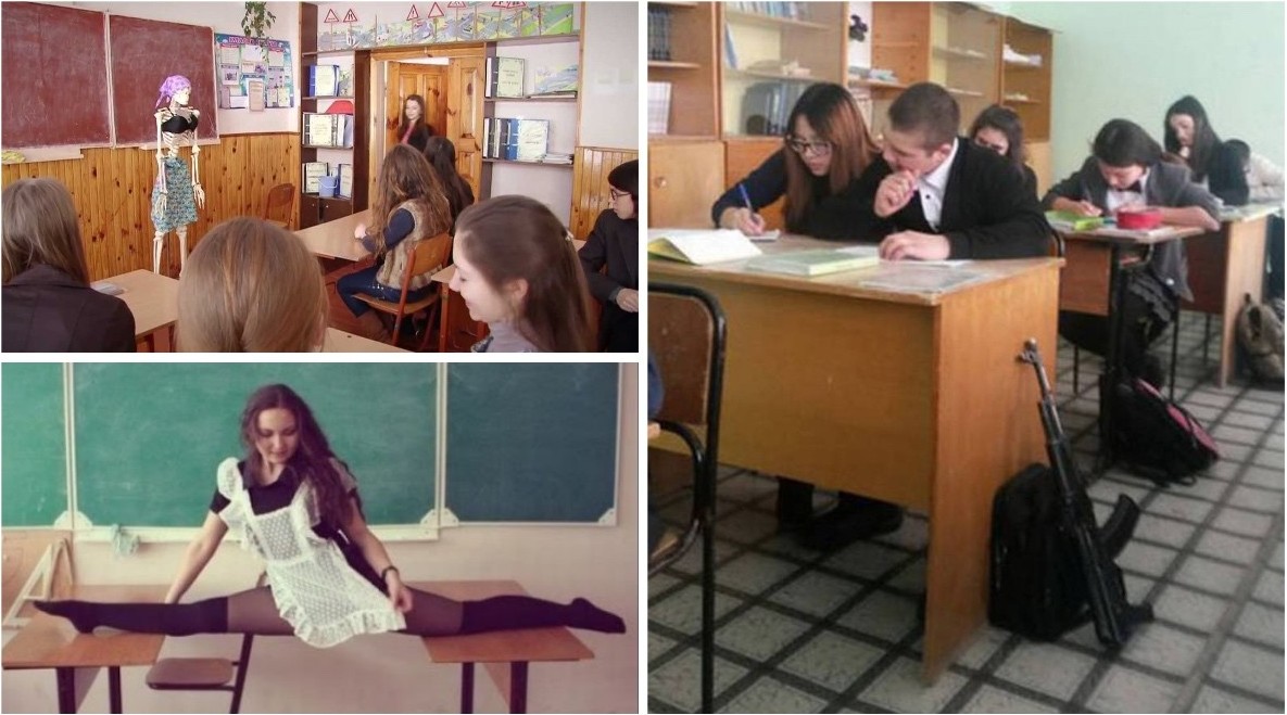Jasmine Jolie осталась в классе один на один с преподавателем