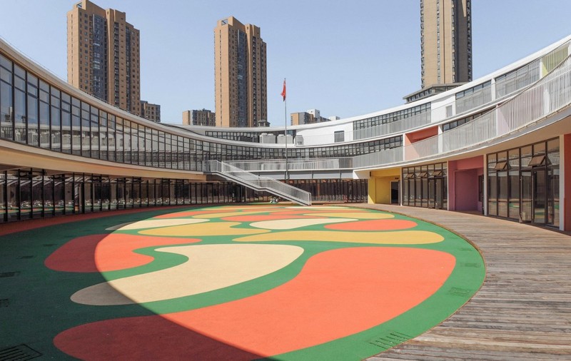 Современный детский сад в Китае детский сад, китай