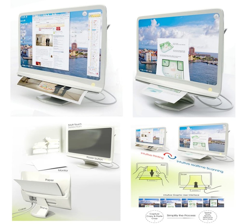 5. Монитор-принтер Combi Monitor гаджеты, приборы, технологии