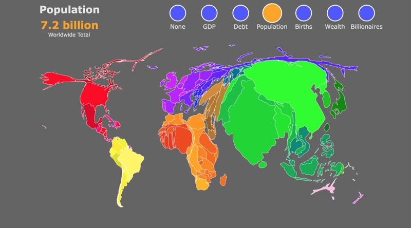 Population — Население интерактивная карта, карты, мир, страны
